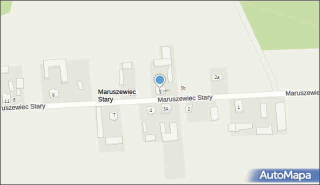 Maruszewiec Stary, Maruszewiec Stary, 3, mapa Maruszewiec Stary