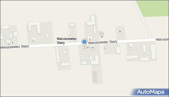 Maruszewiec Stary, Maruszewiec Stary, 4, mapa Maruszewiec Stary