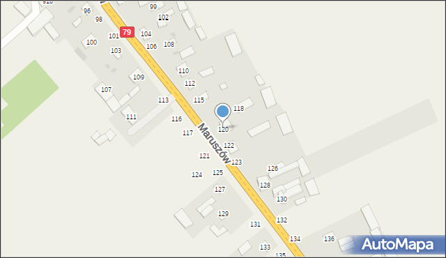 Maruszów, Maruszów, 120, mapa Maruszów