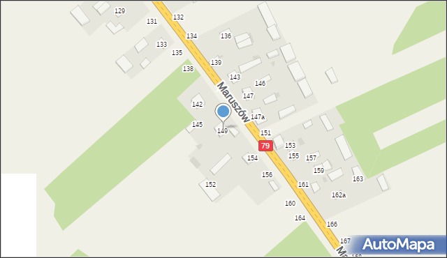 Maruszów, Maruszów, 149A, mapa Maruszów