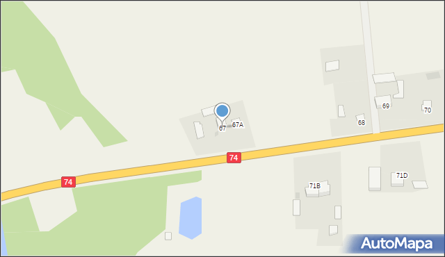 Maruszów, Maruszów, 67, mapa Maruszów