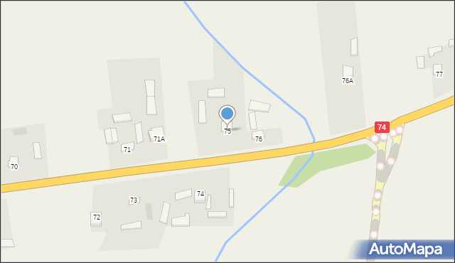 Maruszów, Maruszów, 75, mapa Maruszów