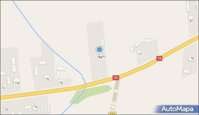 Maruszów, Maruszów, 76A, mapa Maruszów