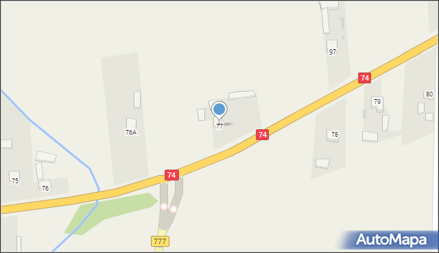 Maruszów, Maruszów, 77, mapa Maruszów