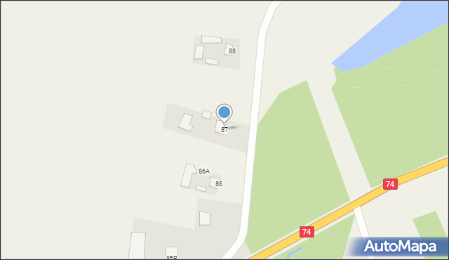 Maruszów, Maruszów, 87, mapa Maruszów