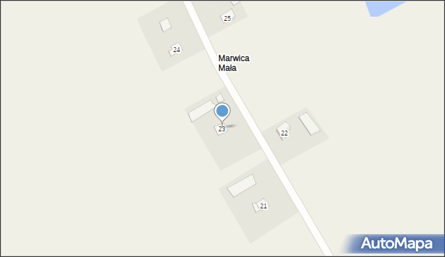 Marwica, Marwica, 23, mapa Marwica