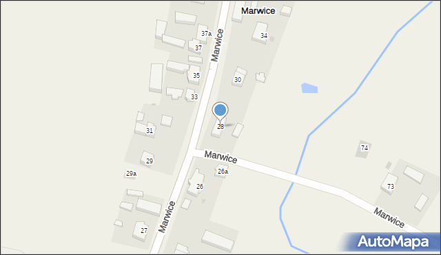 Marwice, Marwice, 28, mapa Marwice