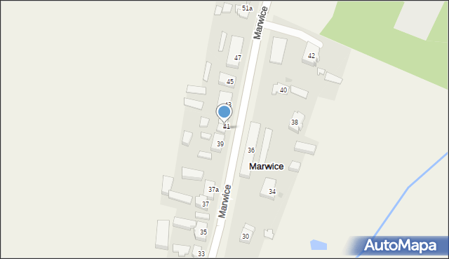 Marwice, Marwice, 41/1, mapa Marwice