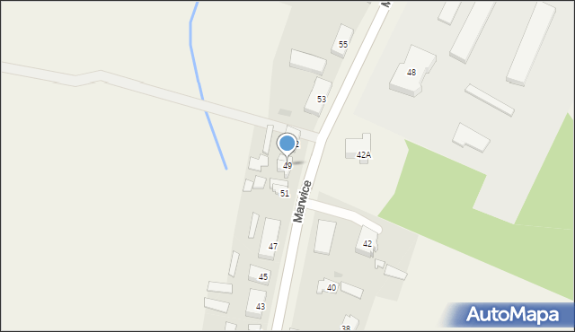 Marwice, Marwice, 49, mapa Marwice