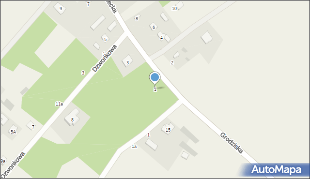 Marynin, Mazowiecka, 1, mapa Marynin