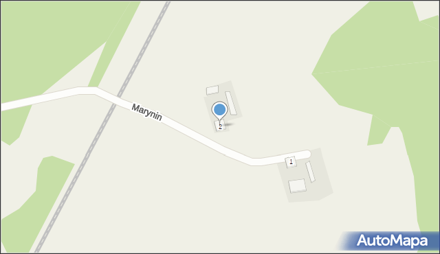 Marynin, Marynin, 2, mapa Marynin