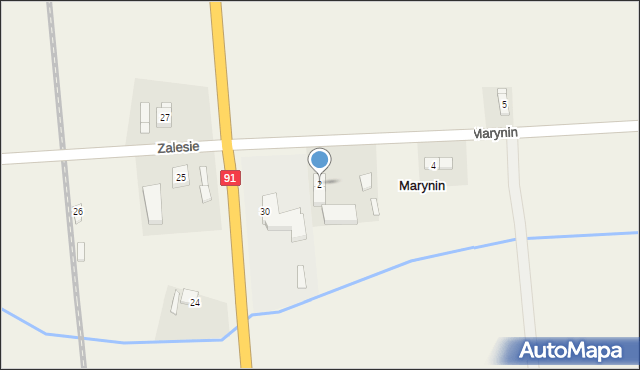 Marynin, Marynin, 2, mapa Marynin