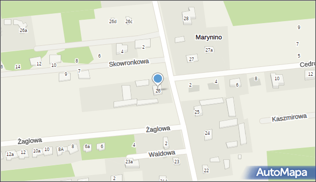 Marynino, Marynino, 26, mapa Marynino