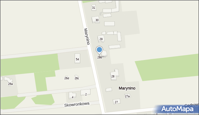 Marynino, Marynino, 29b, mapa Marynino