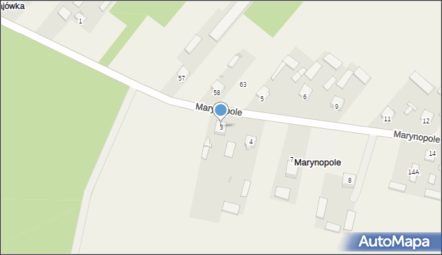 Marynopole, Marynopole, 3, mapa Marynopole