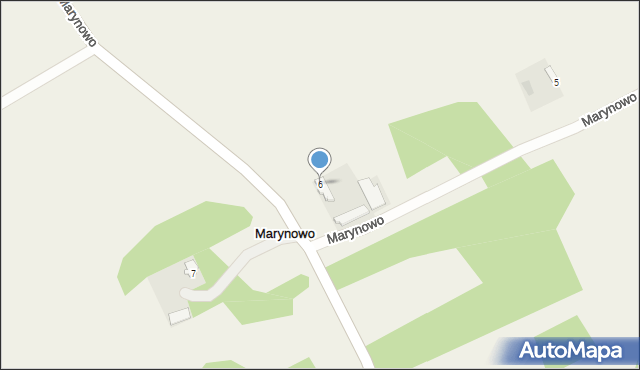 Marynowo, Marynowo, 6, mapa Marynowo