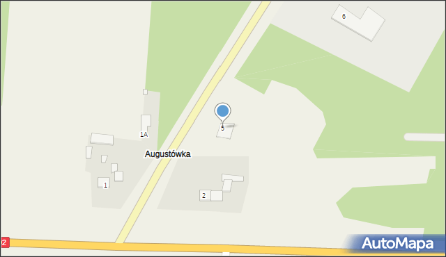 Marysin, Marysin, 5, mapa Marysin