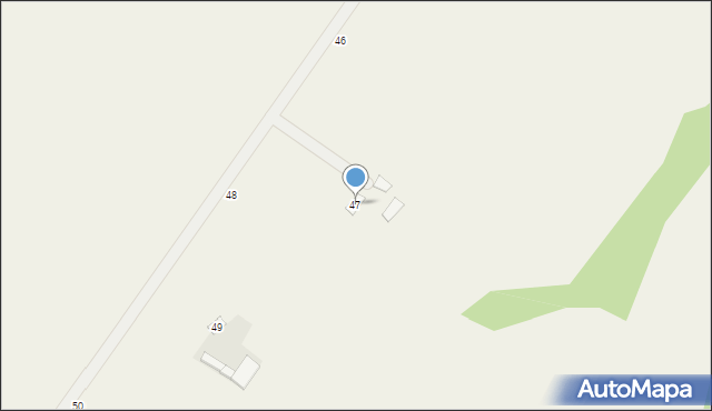Marysin, Marysin, 47, mapa Marysin