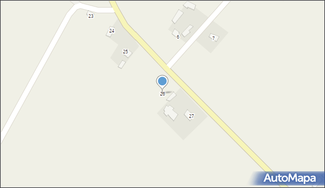Marysin, Marysin, 26, mapa Marysin