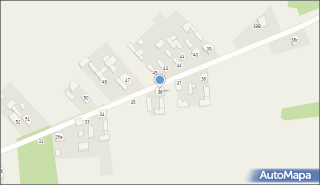 Marysin, Marysin, 36, mapa Marysin