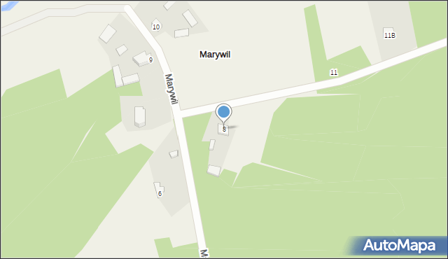 Marywil, Marywil, 8, mapa Marywil