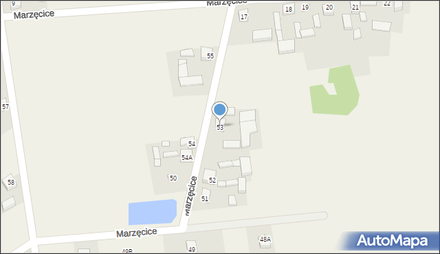 Marzęcice, Marzęcice, 53, mapa Marzęcice
