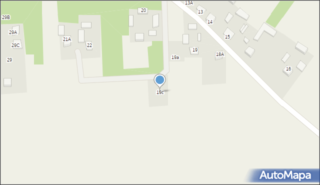 Marzęcin, Marzęcin, 19c, mapa Marzęcin