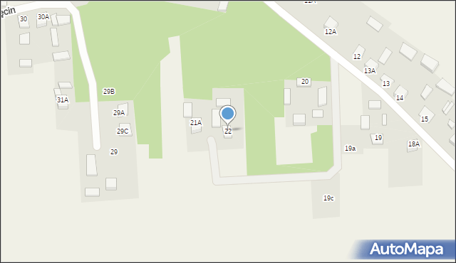 Marzęcin, Marzęcin, 22, mapa Marzęcin