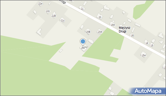 Marzysz, Marzysz Drugi, 20c, mapa Marzysz