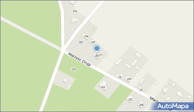 Marzysz, Marzysz Drugi, 29C, mapa Marzysz