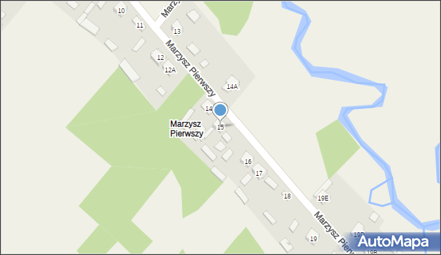 Marzysz, Marzysz Pierwszy, 15, mapa Marzysz