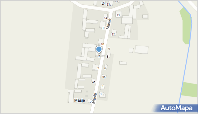 Masie, Masie, 7, mapa Masie