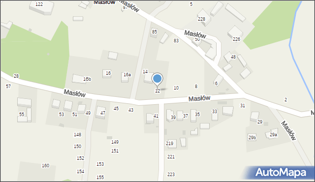 Masłów, Masłów, 12, mapa Masłów