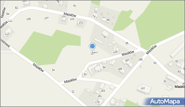 Masłów, Masłów, 127, mapa Masłów