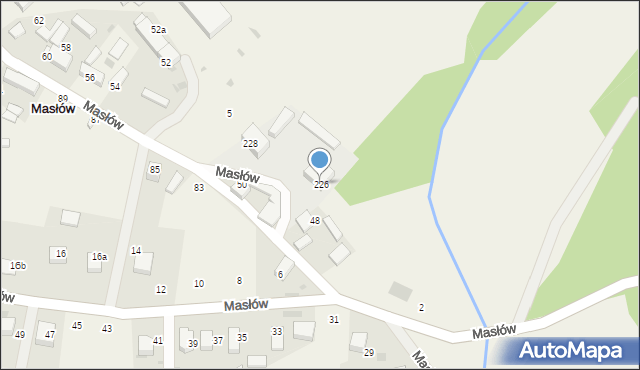 Masłów, Masłów, 226, mapa Masłów