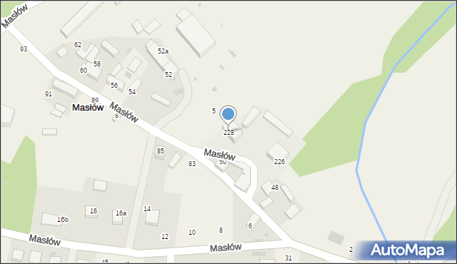 Masłów, Masłów, 228, mapa Masłów