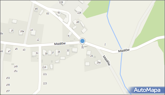 Masłów, Masłów, 31, mapa Masłów