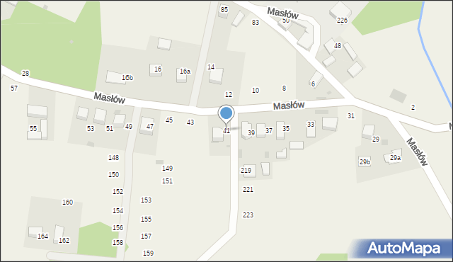 Masłów, Masłów, 41, mapa Masłów