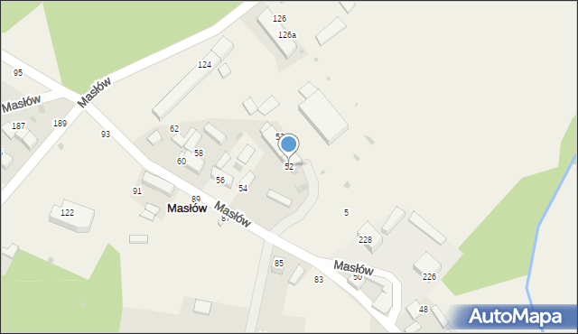 Masłów, Masłów, 52, mapa Masłów