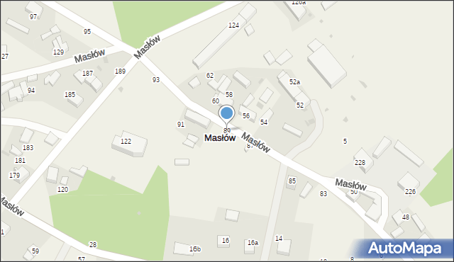Masłów, Masłów, 89, mapa Masłów