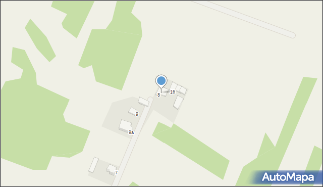 Masłów Pierwszy, Mała, 16a, mapa Masłów Pierwszy