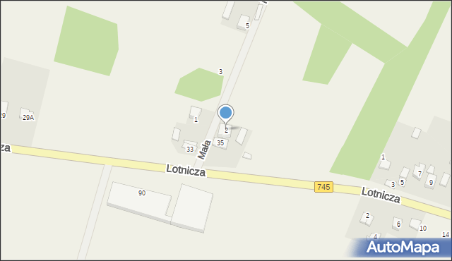 Masłów Pierwszy, Mała, 2, mapa Masłów Pierwszy