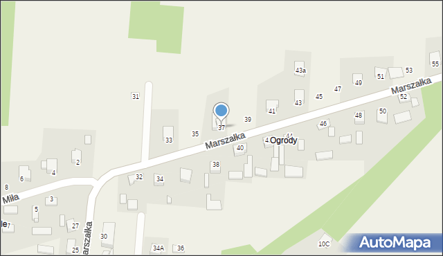 Masłów Pierwszy, Marszałka Józefa, ks., 37, mapa Masłów Pierwszy