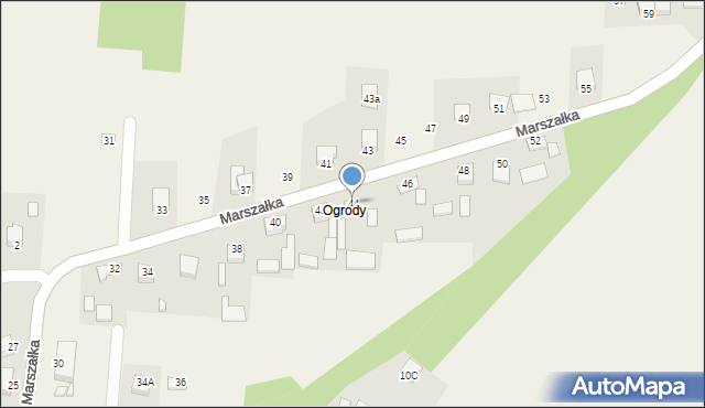 Masłów Pierwszy, Marszałka Józefa, ks., 44, mapa Masłów Pierwszy