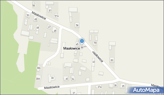 Masłowice, Masłowice, 44, mapa Masłowice