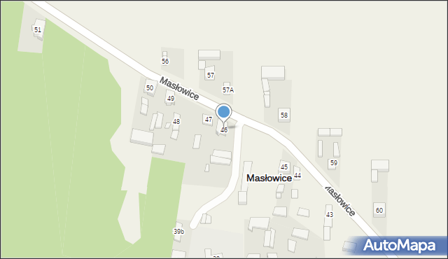 Masłowice, Masłowice, 46, mapa Masłowice