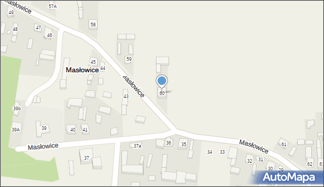 Masłowice, Masłowice, 60, mapa Masłowice
