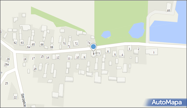 Masłowice, Masłowice, 8, mapa Masłowice