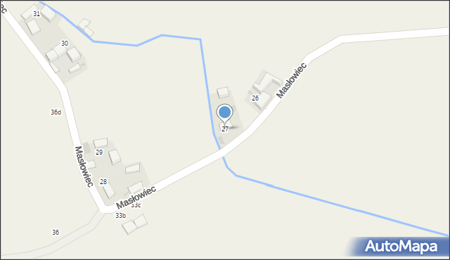 Masłowiec, Masłowiec, 27, mapa Masłowiec