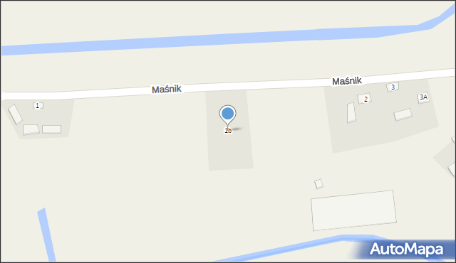 Maśnik, Maśnik, 1b, mapa Maśnik